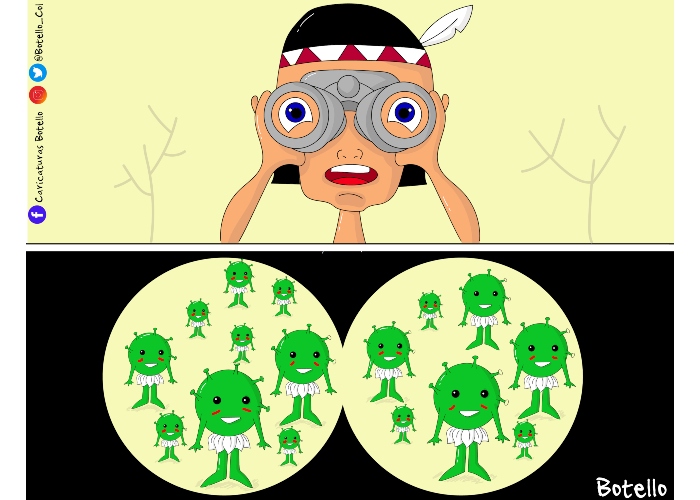 Caricatura: El Amazonas, tierra en el olvido