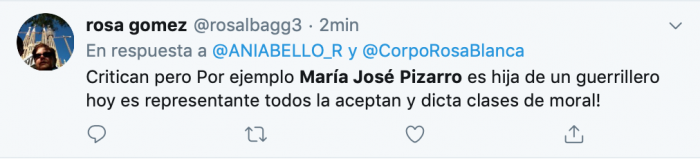  - Uribistas matonean a María José Pizarro por ser hija de guerrillero