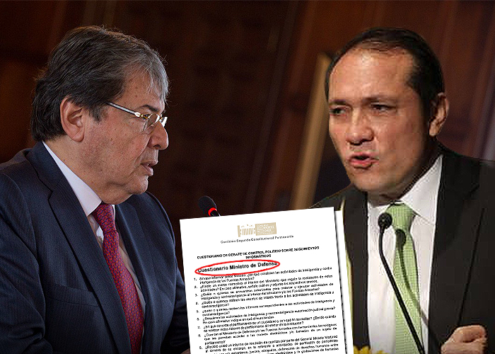 El duro cuestionario que deberá responder el Mindefensa por las chuzadas