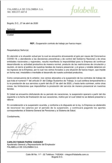  - El abuso de Falabella con sus trabajadores