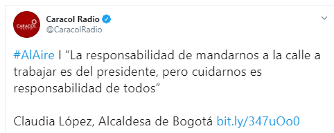  - "Claudia, deje de echarle la culpa de todo a Iván Duque"
