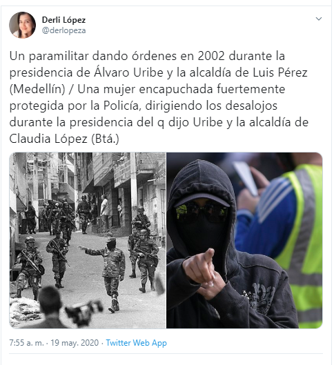  - Cada vez se parece más la alcaldía de Claudia al gobierno de Uribe