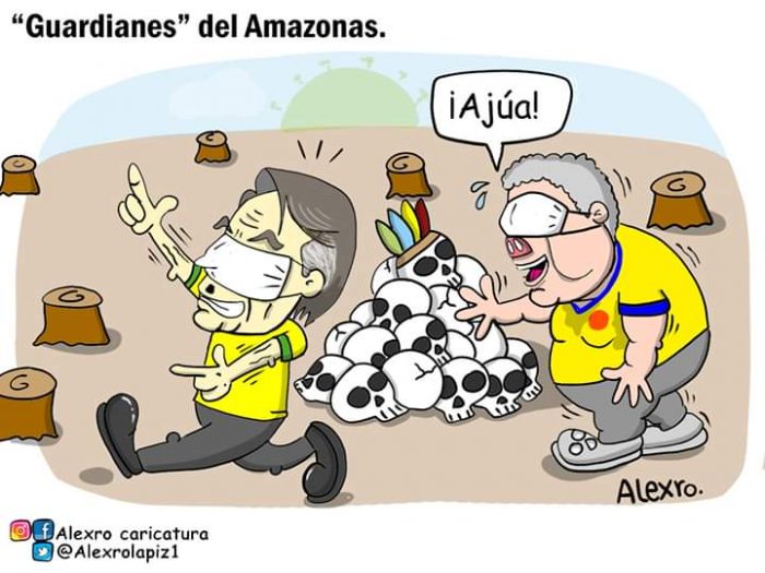  - Caricatura: Guardianes del Amazonas
