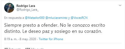  - "Desde que tengo memoria eres un atenido del estado". Peinada de Matador a Rodrigo Lara