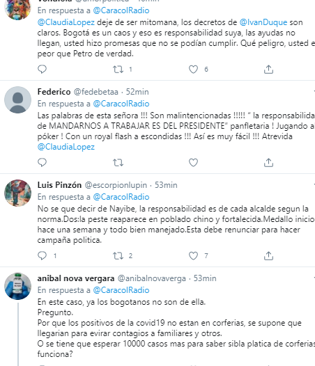  - "Claudia, deje de echarle la culpa de todo a Iván Duque"