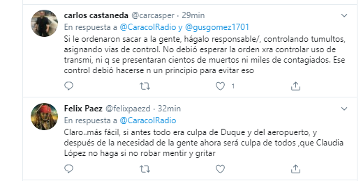  - "Claudia, deje de echarle la culpa de todo a Iván Duque"