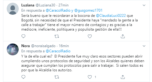  - "Claudia, deje de echarle la culpa de todo a Iván Duque"