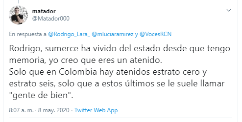  - "Desde que tengo memoria eres un atenido del estado". Peinada de Matador a Rodrigo Lara