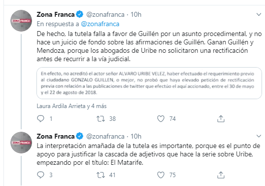  - "Nadie está autorizado para llamar asesino a Uribe": las mentiras de la serie Matarife