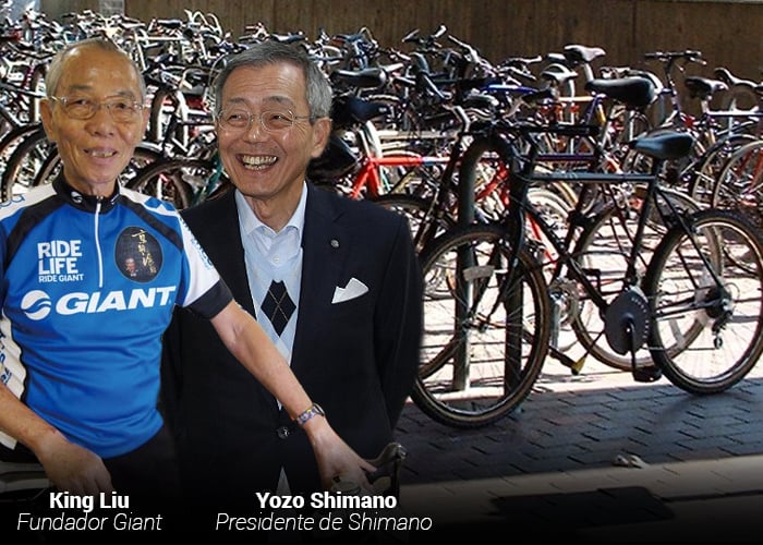 Dos emporios, Giant y Shimano, fabrican las bicicletas del mundo