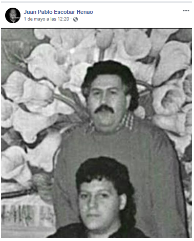  - La idolatría del hijo de Pablo Escobar por su papá