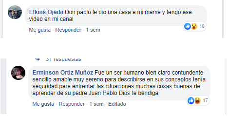  - La idolatría del hijo de Pablo Escobar por su papá