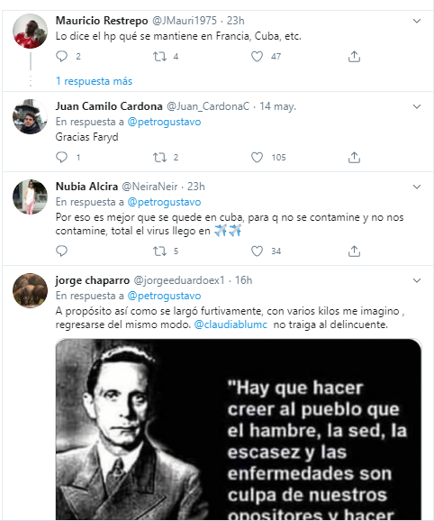  - Destrozan a Gustavo Petro por decir que el Coronavirus lo trajeron los ricos