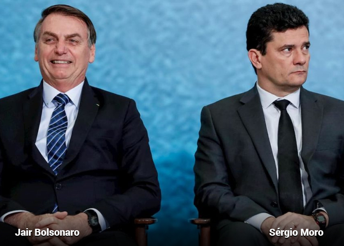 La pelea a muerte entre el juez Moro y Bolsonaro
