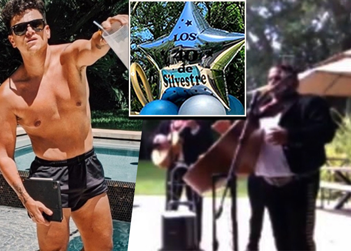 Los 40 de Silvestre Dangond en solitario en su mansión de Miami