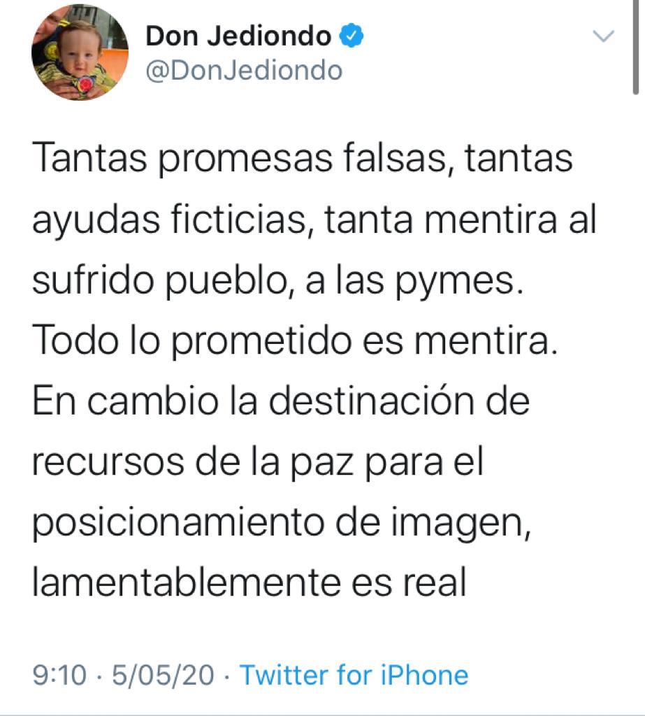  - El despecho de Don Jediondo con Duque