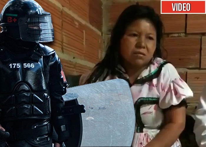 La policia le propina golpiza a una indígena embarazada. Perdió a su hijo