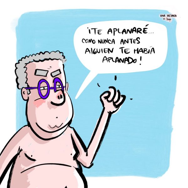  - Caricatura: Aplanando la curva