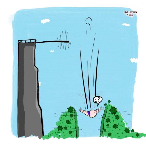  - Caricatura: Aplanando la curva