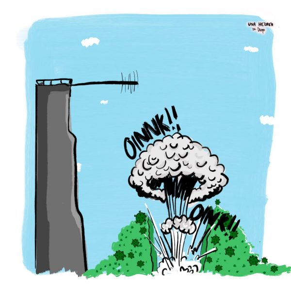  - Caricatura: Aplanando la curva