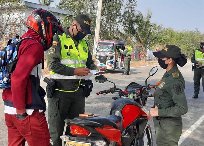 Más de 7.000 comparendos en municipios del Atlántico por violar cuarentena