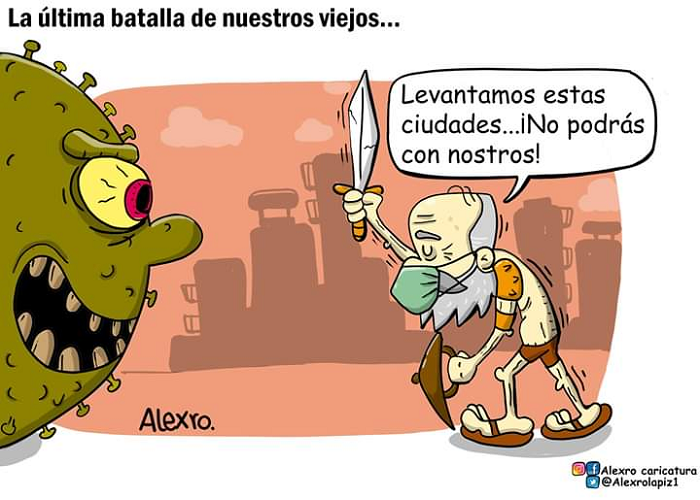 Caricatura: La última batalla de nuestros viejos...