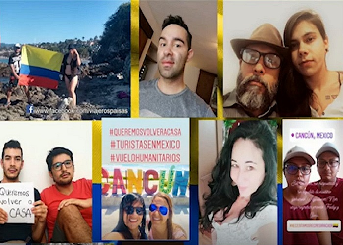 Más de cien colombianos varados en México, sin respuesta del gobierno