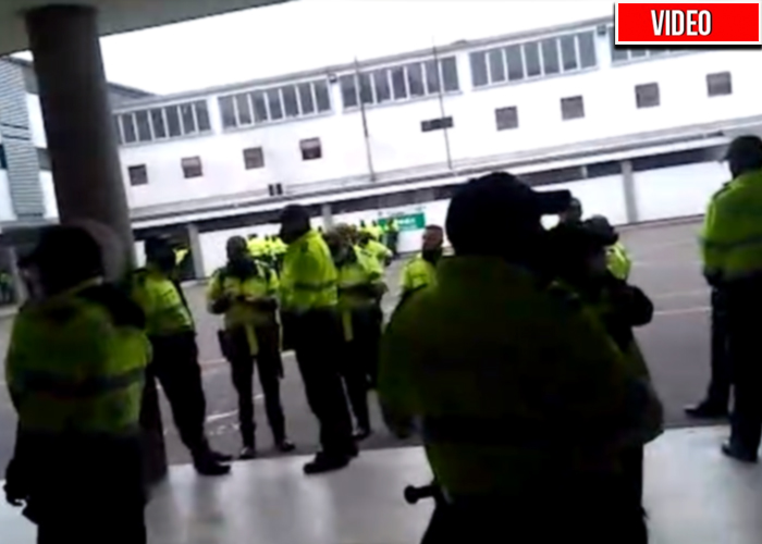 VIDEO: pánico entre los policías de Bogotá, inician los contagiados
