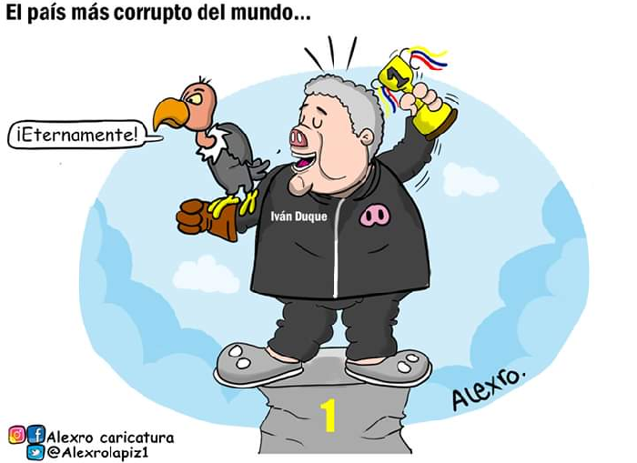 Caricatura: El país más corrupto del mundo