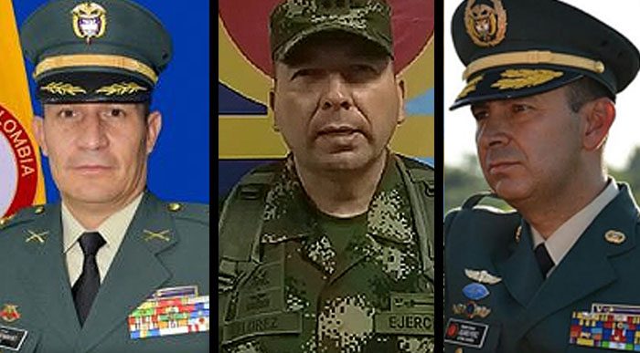  - Los cuatro comandantes que trabajarán con la misión gringa en Colombia