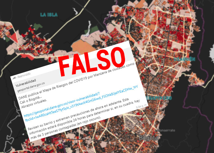 La falsa cadena de Whatsapp que dice dónde hay contagiados por coronavirus