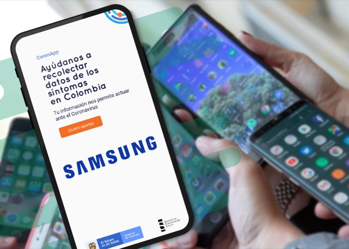 La jugadita de Samsung y el gobierno con la aplicación CoronApp