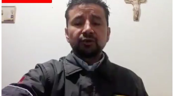  - VIDEO: El aterrador descuido con el que trabajan los empleados de Transmilenio