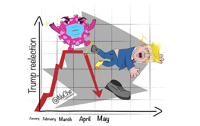 Caricatura: La reelección de Trump