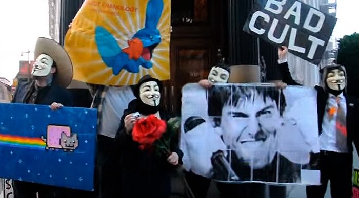  - Anonymous se posicionó metiéndose con el intocable Tom Cruise