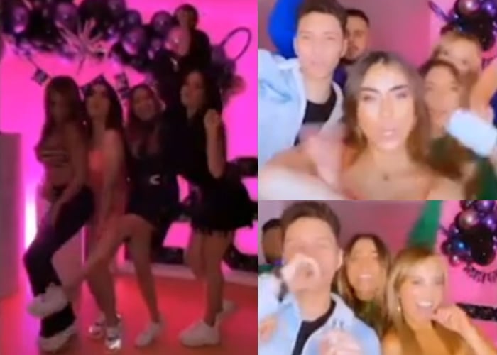 VIDEO: La rumba de influencers en Bogotá en plena pandemia