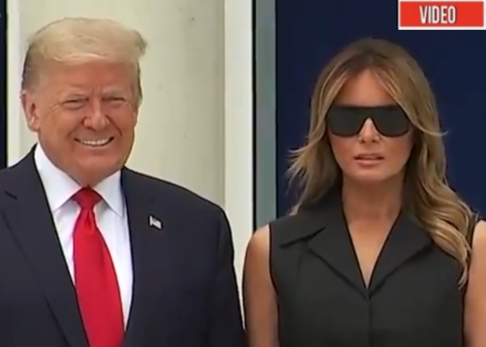 VIDEO: ¿Desprecio de Trump a su esposa Melania?
