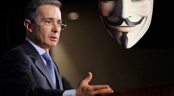  - Anonymous le declara la guerra a Uribe: hackearon su sitio web