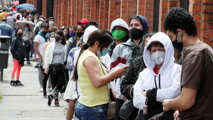 Bogota y 5 departamentos ponen el 83% de los contagios activos