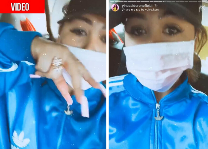 Yina Calderón alardea romper la Cuarentena viajando a Armenia