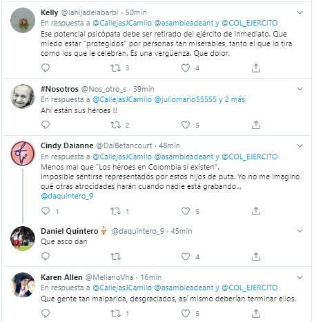  - Militares colombianos matan a un perrito para divertirse. VIDEO