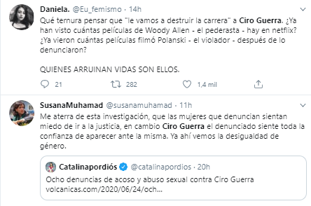  - Discusión en torno al escándalo de Ciro Guerra