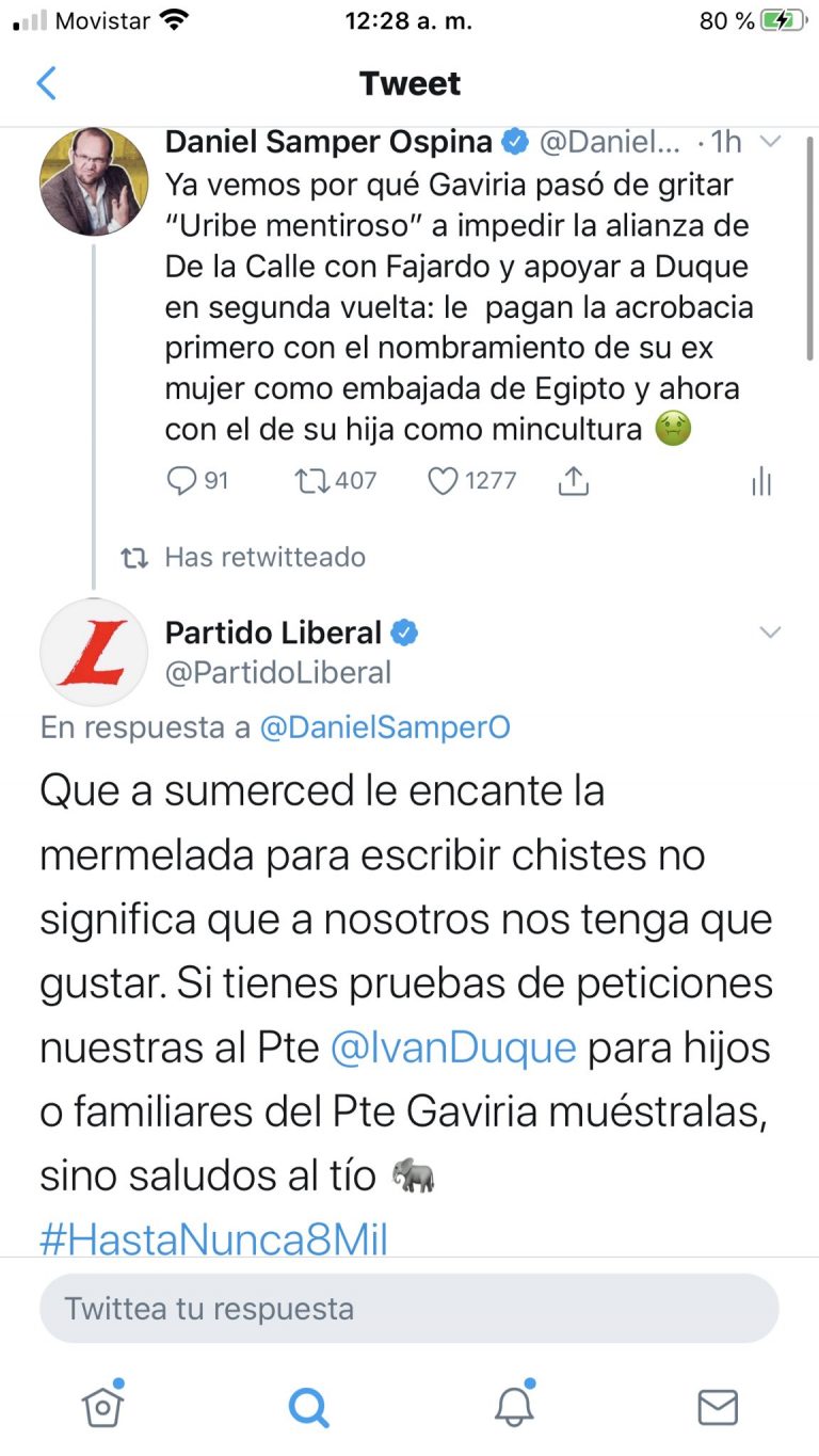 La grosería del Partido Liberal con Daniel Samper Ospina - Las2orillas