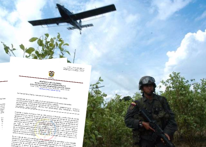 Con las tropas gringas ya en Colombia, juez frena la fumigación