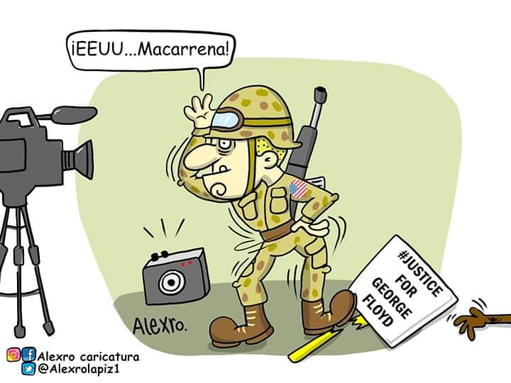 Caricatura: ¡Macarrena!