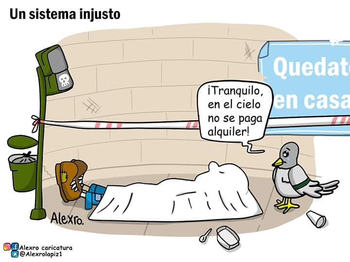 Caricatura: Un sistema injusto