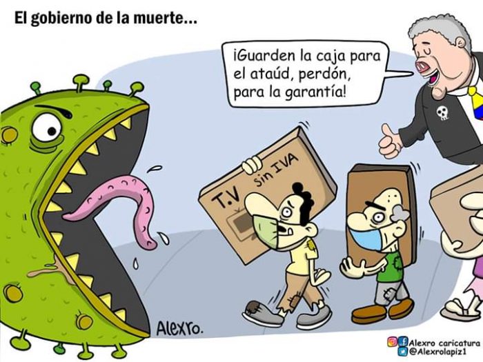  - Caricatura: El gobierno de la muerte