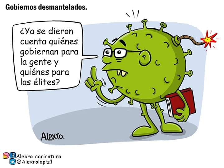 Caricatura: Gobiernos desmantelados