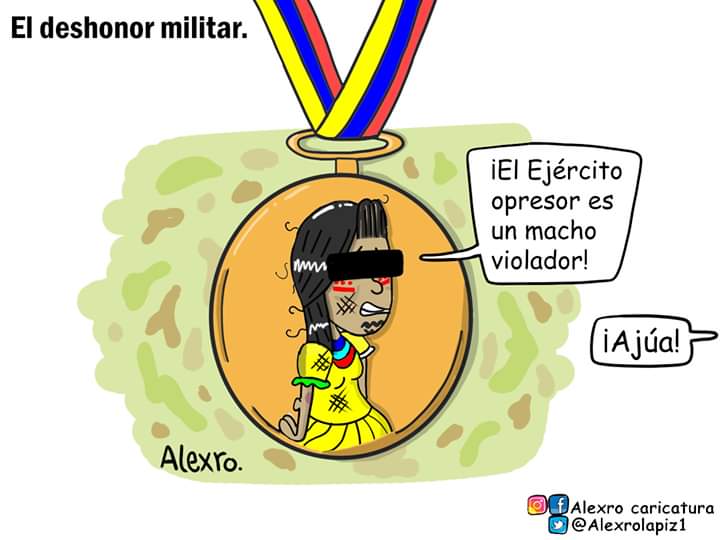 Caricatura: El deshonor militar