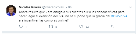  - En Zara también están obligando a la gente a ir a las tiendas